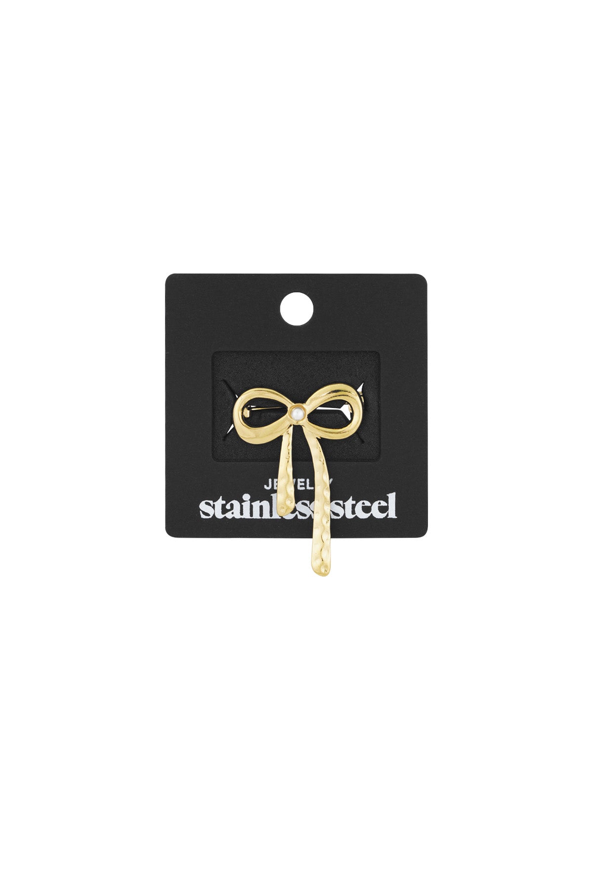 Broche pour femme en acier inoxydable - doré et argenté – photo 3