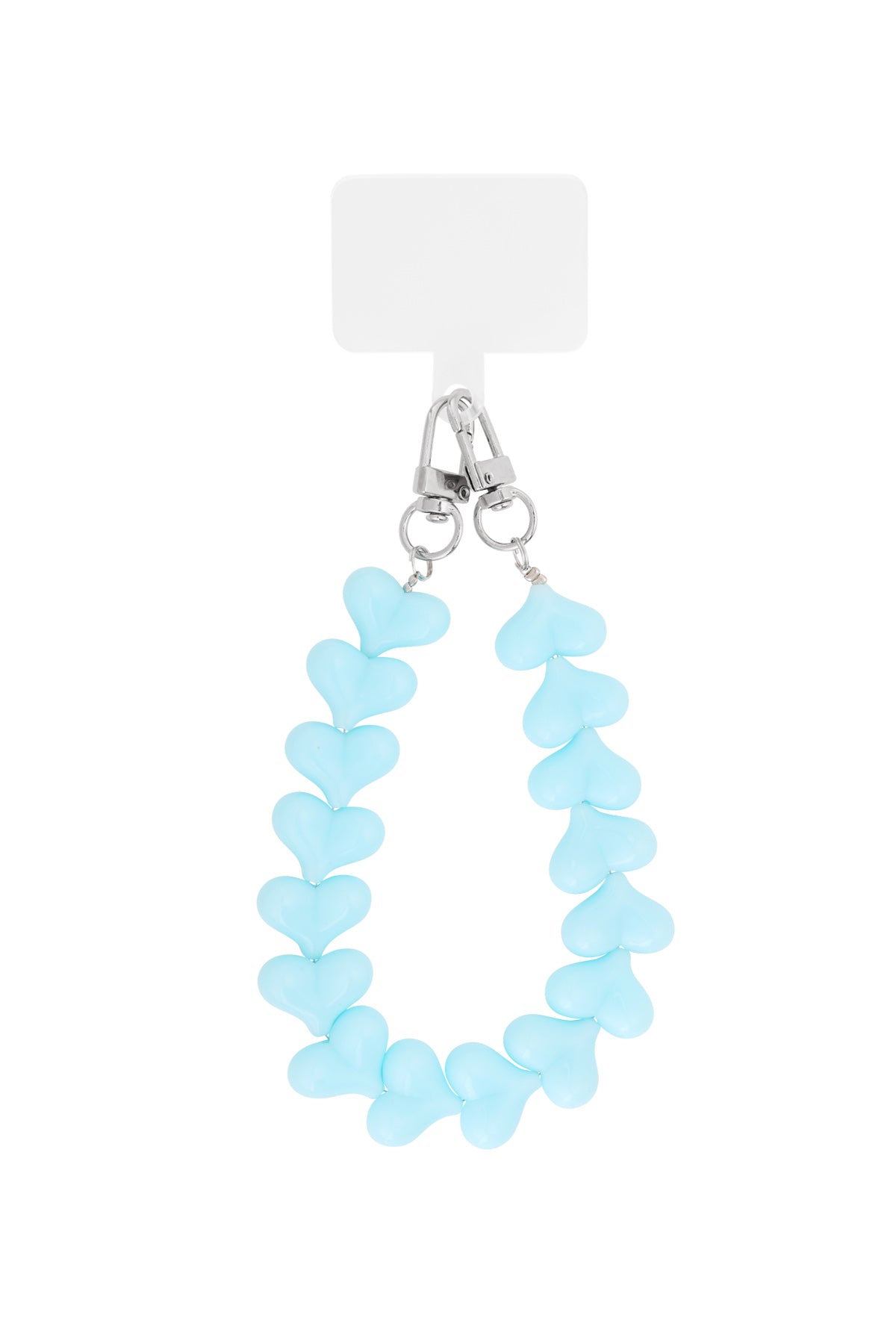 Cordon de téléphone en acrylique avec pendentif cœur – plusieurs coloris – pour le quotidien