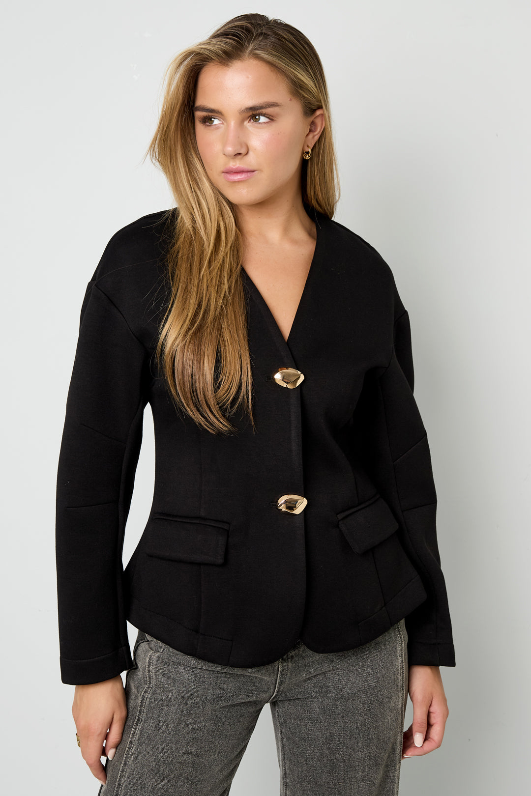 Dames elegant pak van polyester in drie kleuren – productfoto 6
