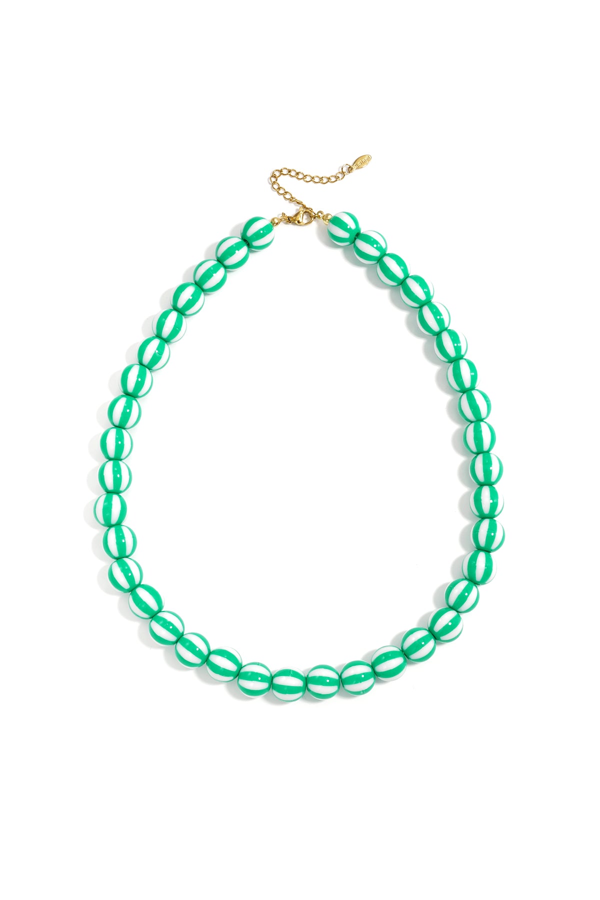 Collier de perles pour femme en acrylique – multicolore – fantaisie