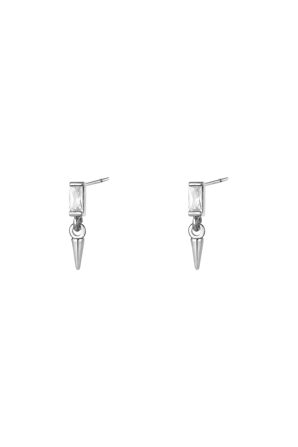 Oorbellen Little Cone Zilver Koper