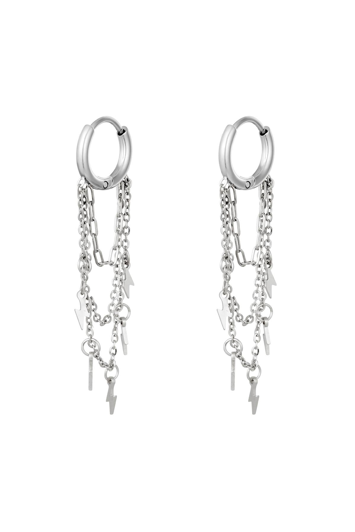 Women's Drop Earrings in Stainless Steel – Gold and Silver Tones