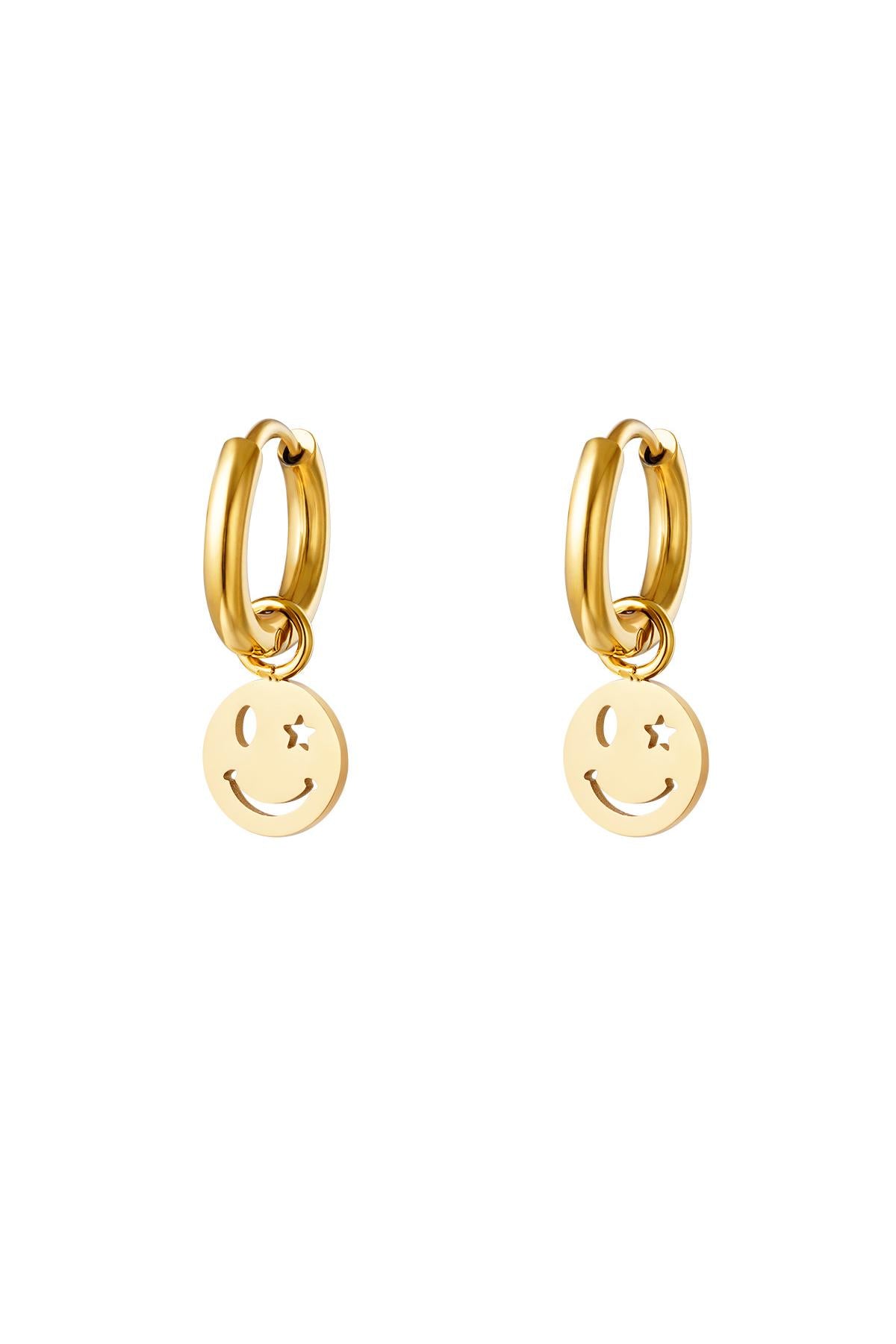 Boucles d'oreilles pendantes pour femmes en acier inoxydable – doré et argenté