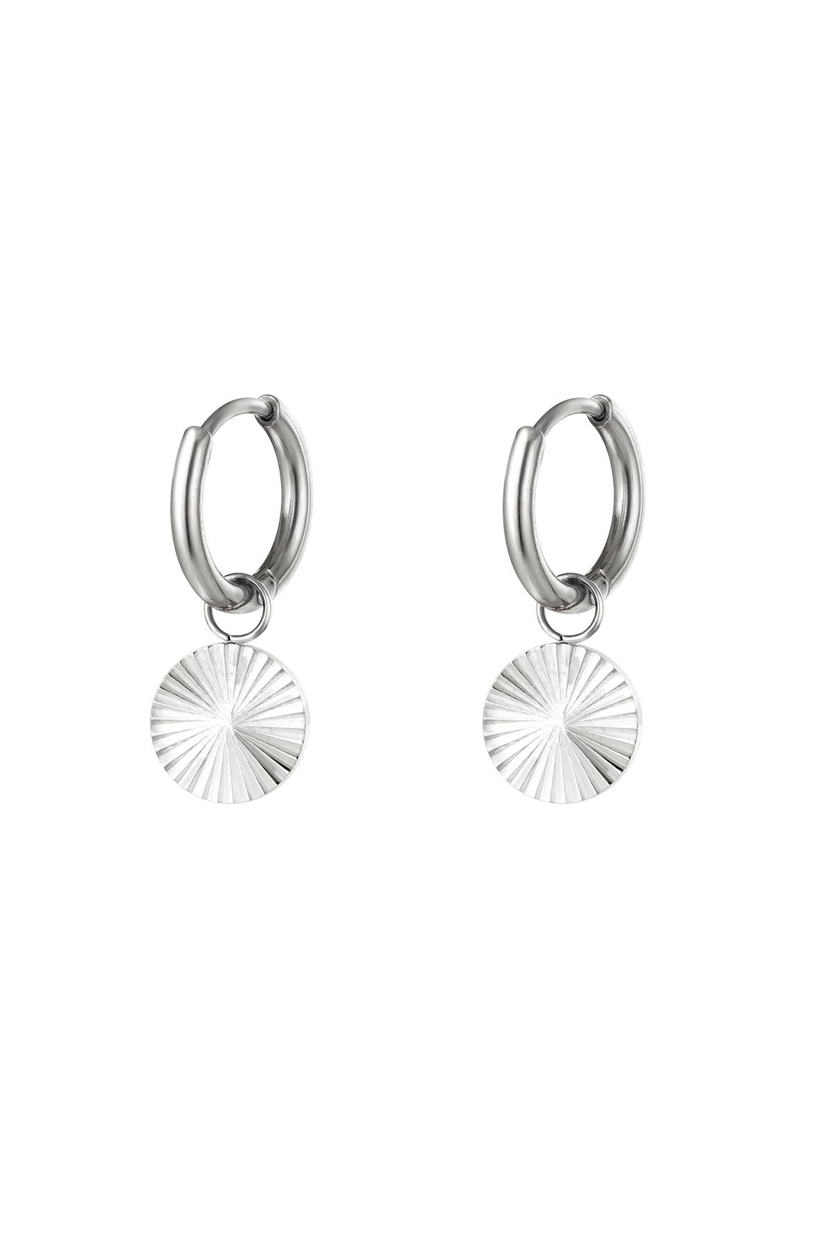 Stainless Steel Drop Earrings for Women - Silver and Gold Tone