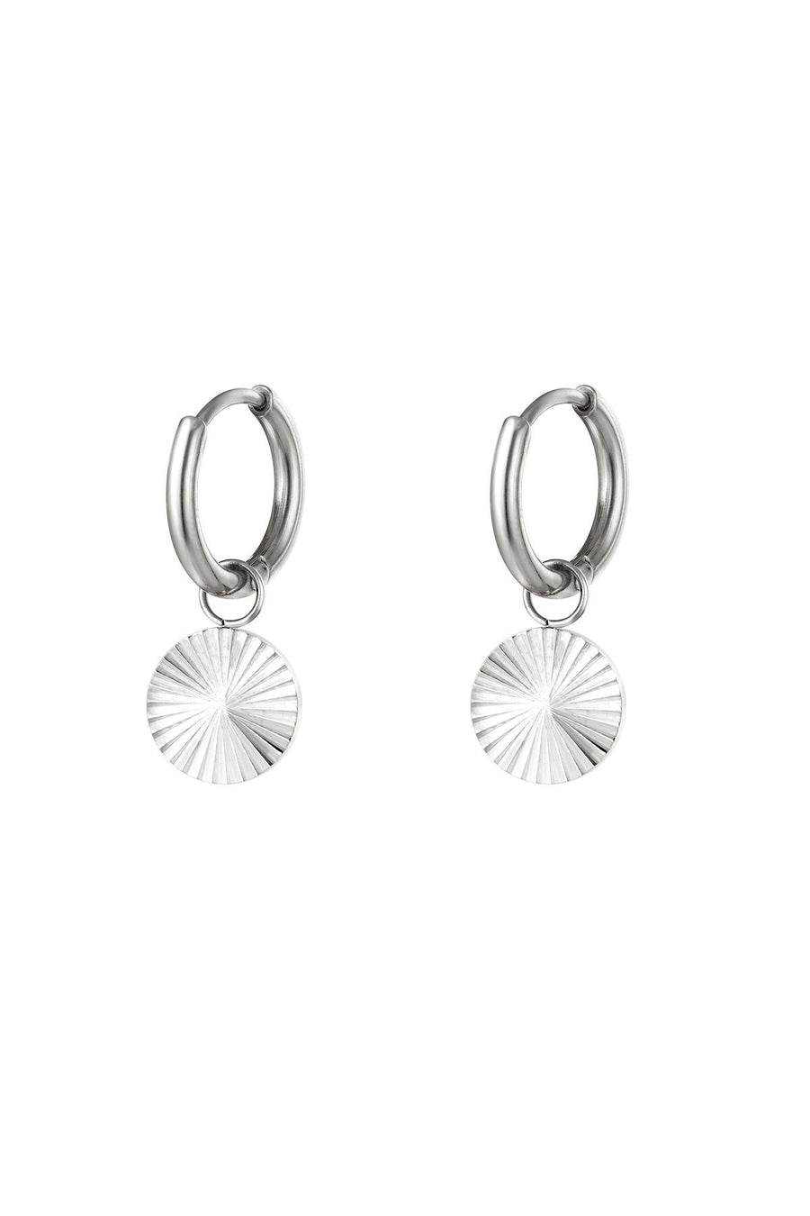 Boucles d'oreilles pendantes pour femmes en acier inoxydable – couleur argent et couleur or