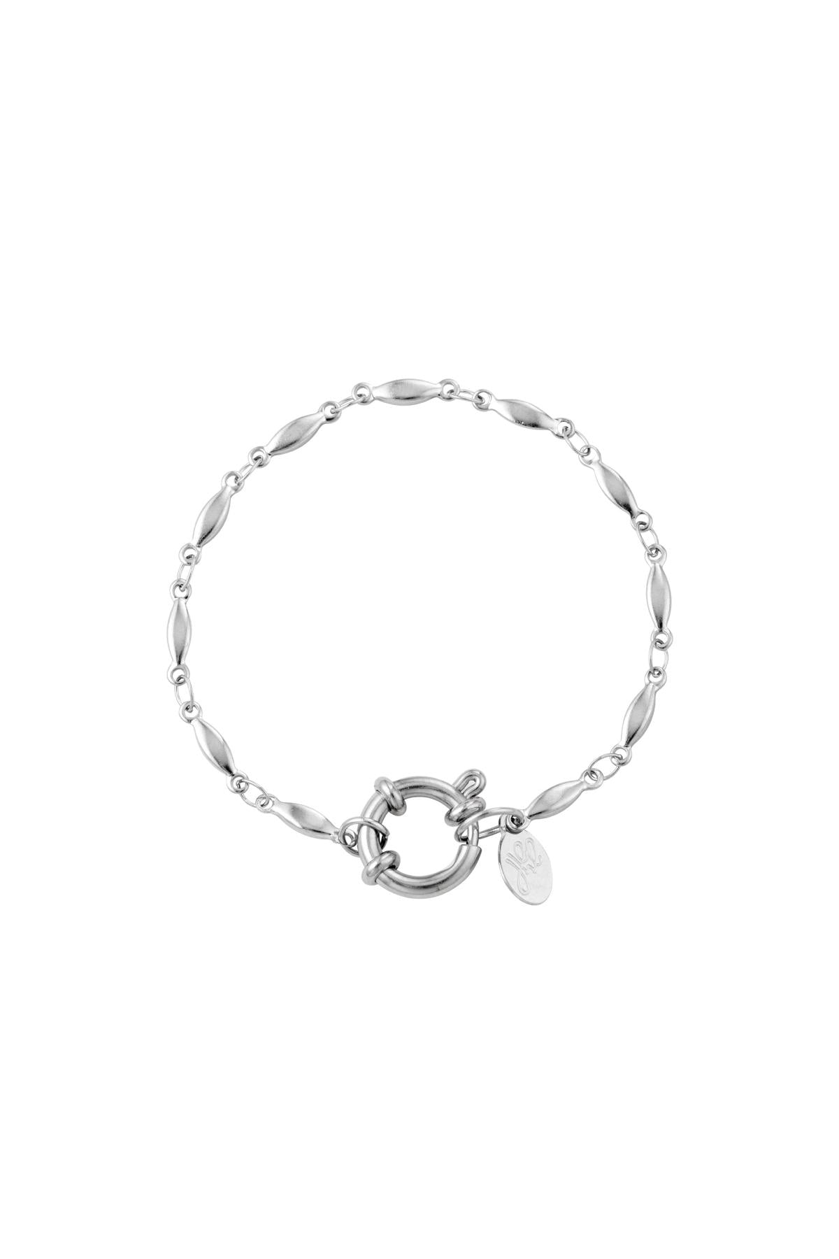 Stainless Steel Charm Bracelet for Women - Gold and Silver Tone