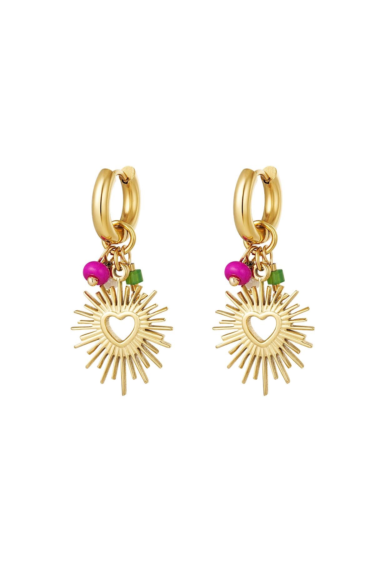 Boucles d'oreilles pendantes pour femmes en acier inoxydable, verre, cristal, hématite, cuivre
