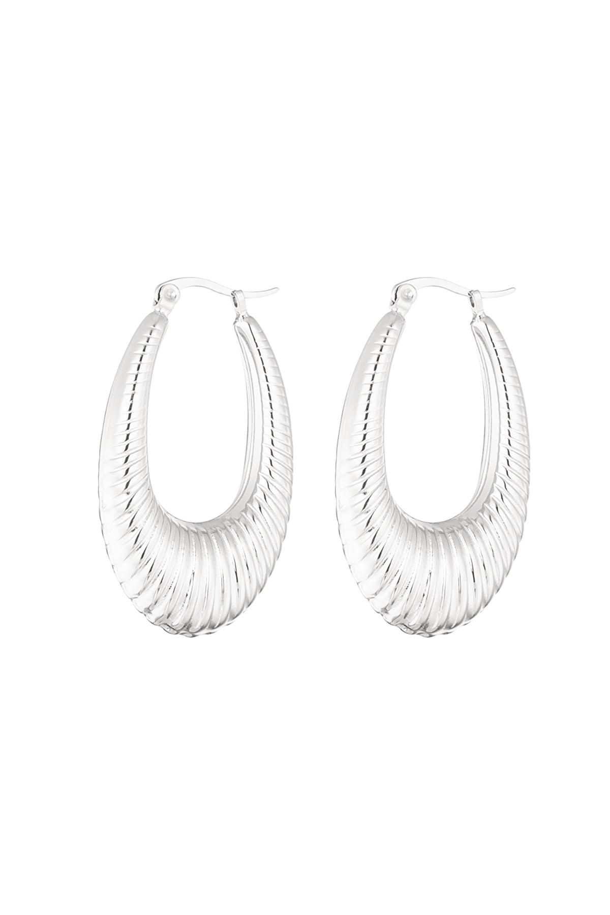 Boucles d'oreilles pour femmes en acier inoxydable – doré et argenté
