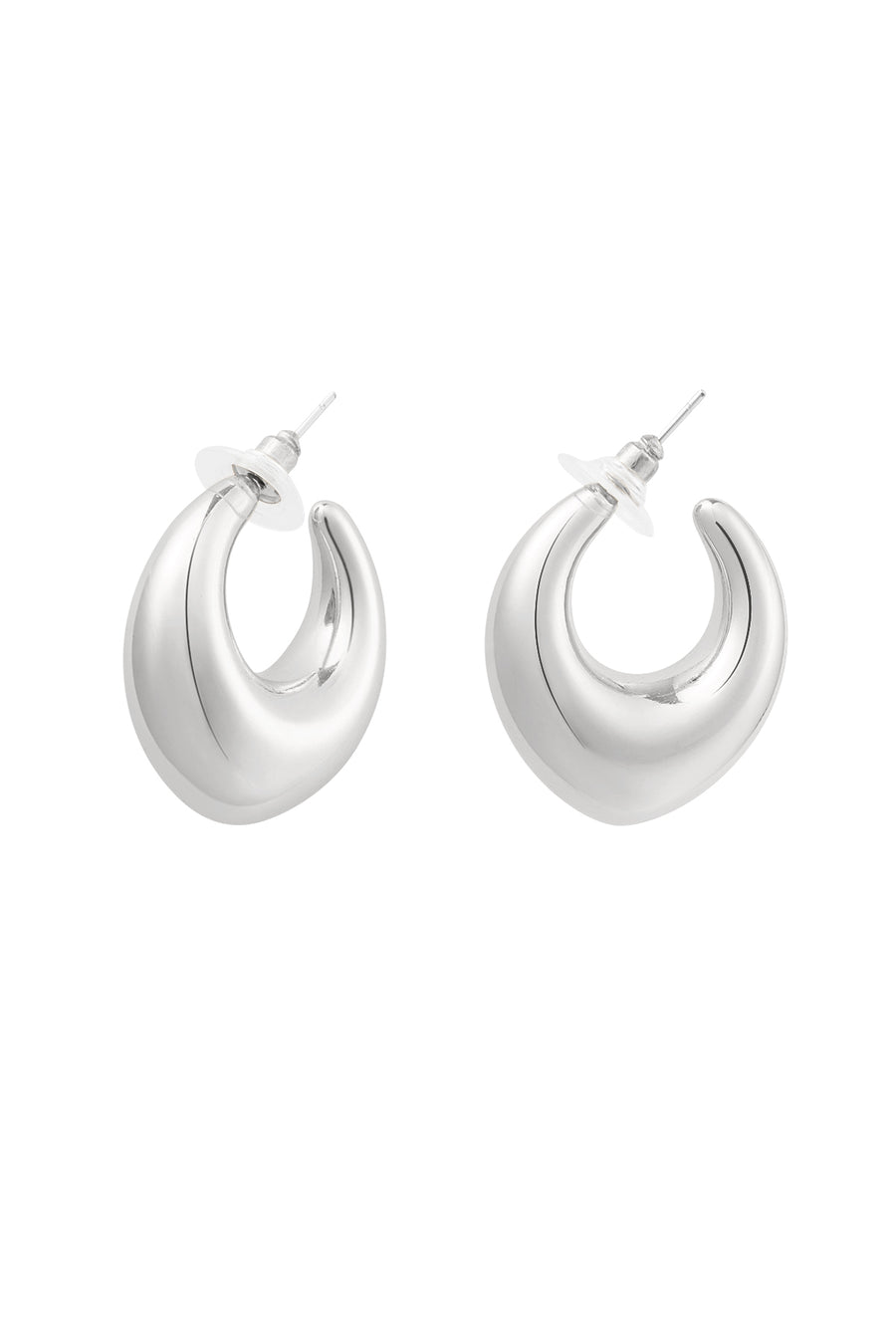 Boucles d'oreilles pour femmes de Ccb - couleur argent et couleur or