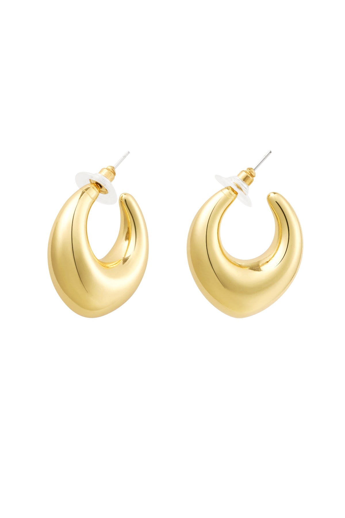 Boucles d'oreilles pour femmes de Ccb - couleur argent et couleur or