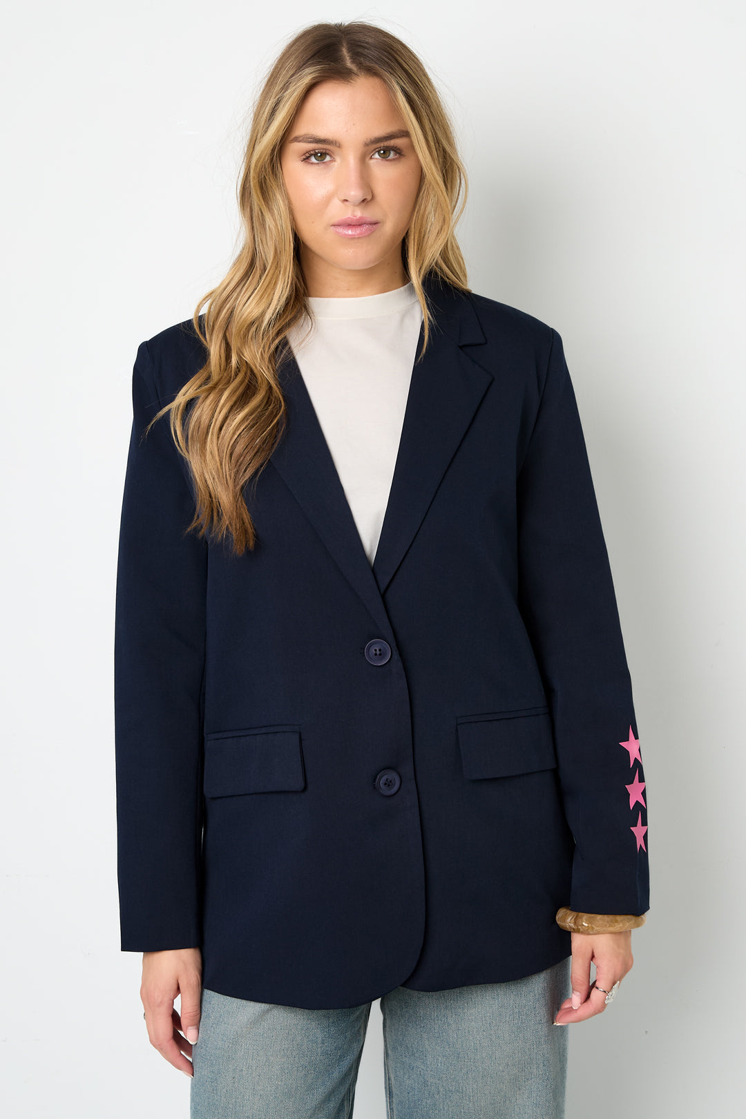 Geweven Polyestervezel Vrouwen Suit Set Casual Letters Ontwerp