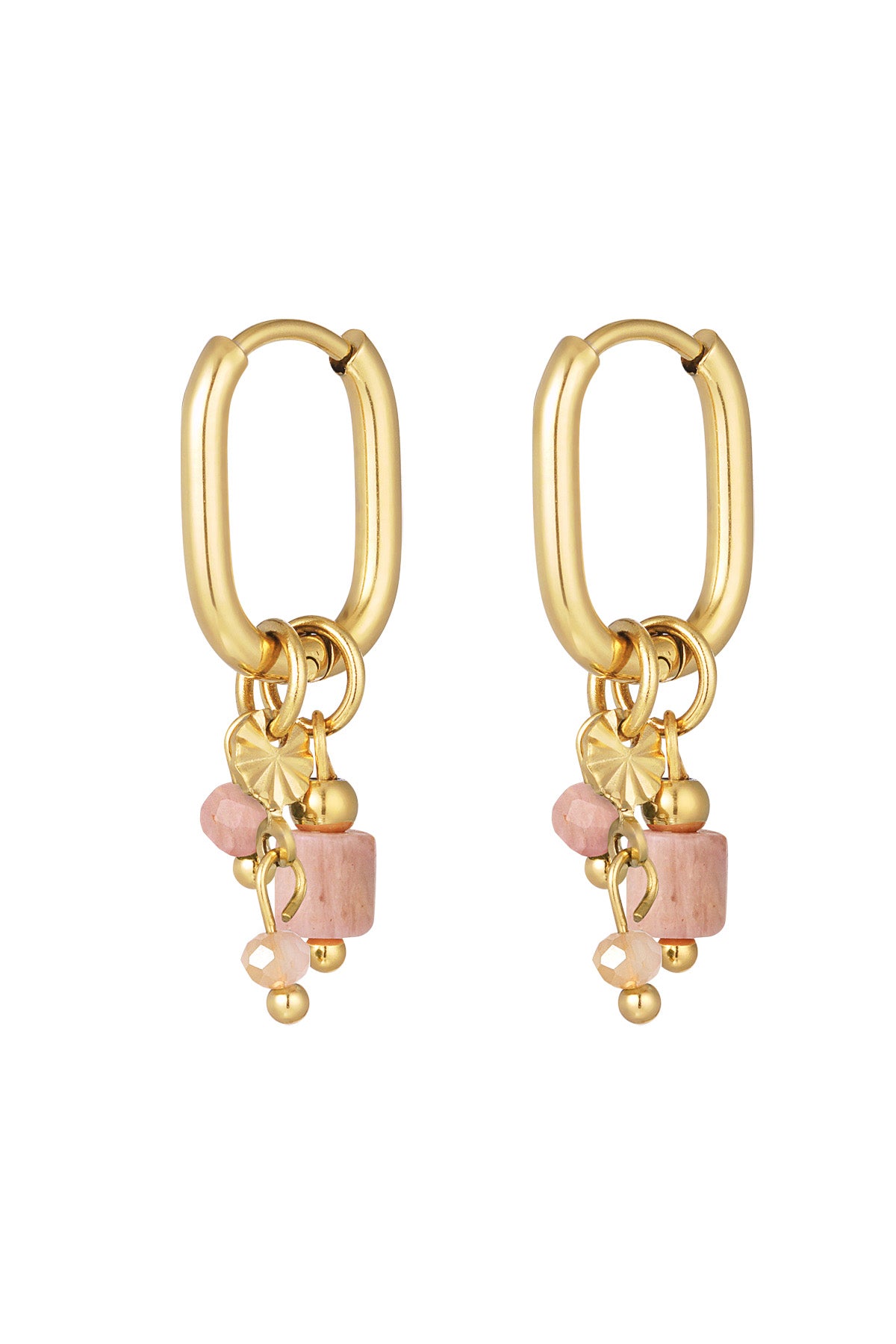 Boucles d'oreilles pendantes rectangulaires en acier inoxydable pour femmes – plusieurs coloris – photo 12