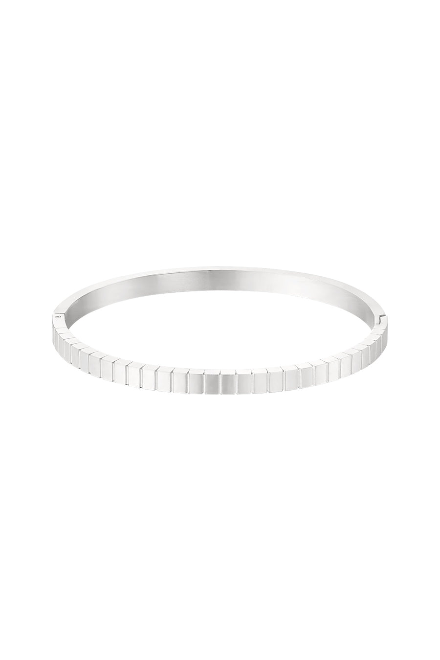 Bracelet jonc pour femmes en acier inoxydable – couleur argent et couleur or