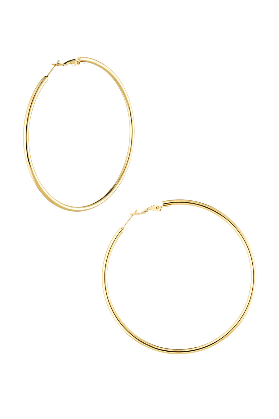 Boucles d'oreilles pour femmes en acier inoxydable – doré et argenté