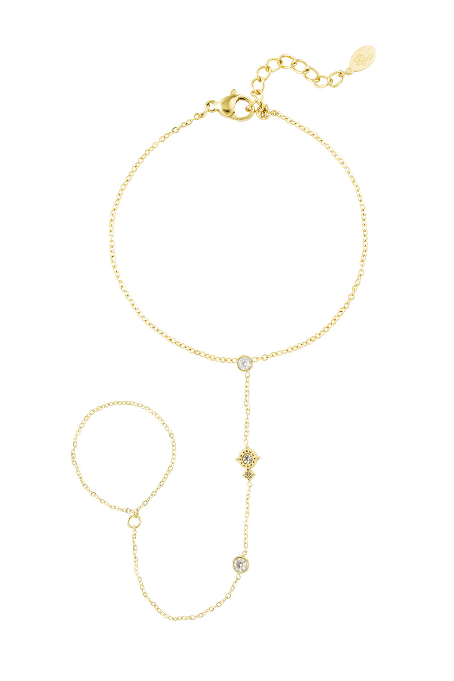 Chaîne de main pour femmes en acier inoxydable – couleur or et couleur argent