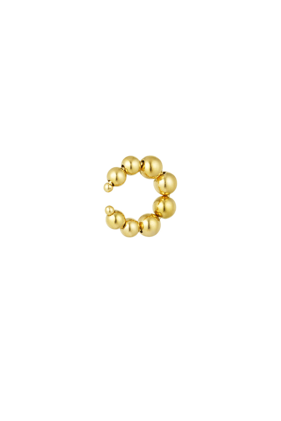 Ear cuff pour femme en acier inoxydable – couleur or et couleur argent