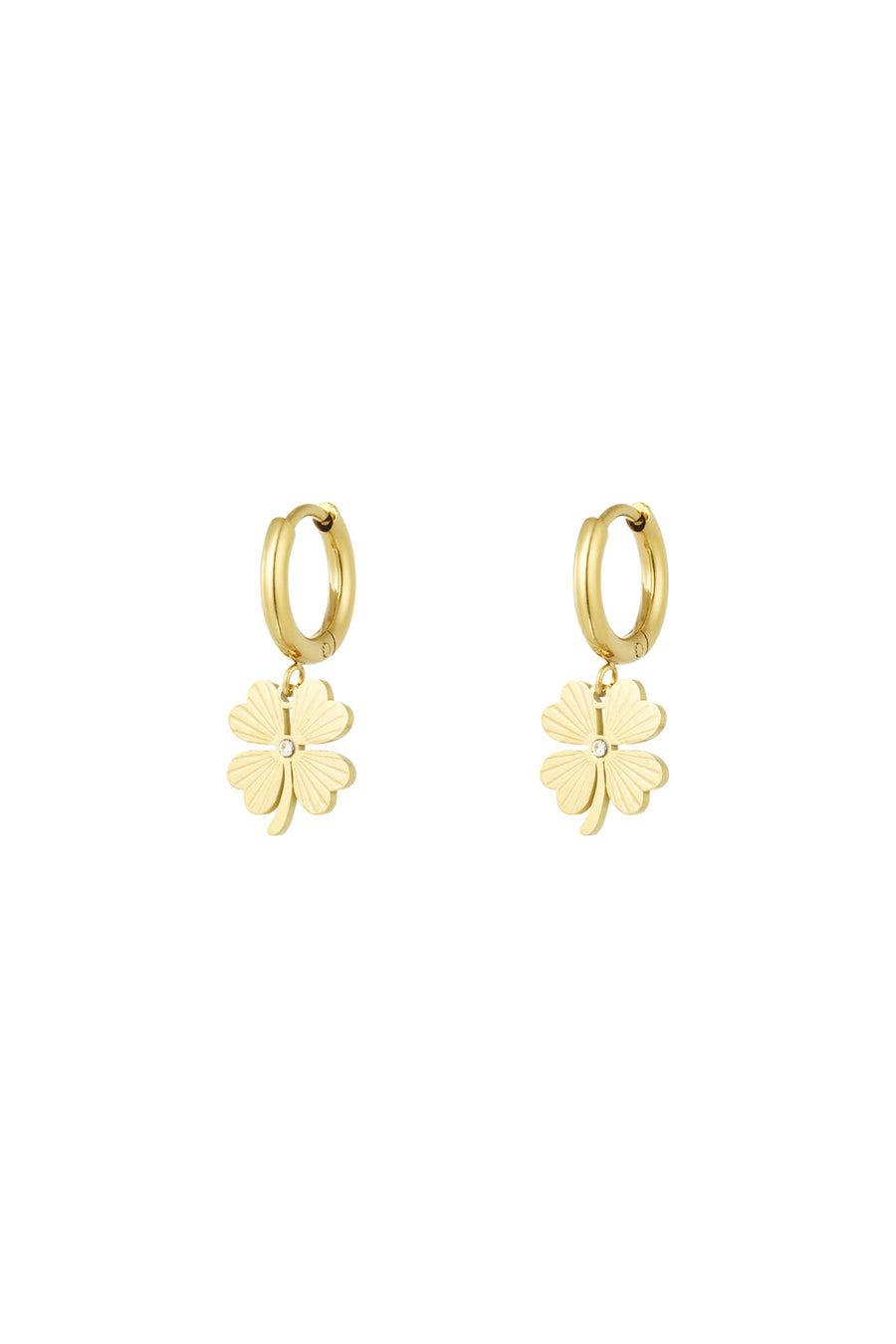 Boucles d'oreilles pendantes pour femmes en acier inoxydable – dorées et argentées