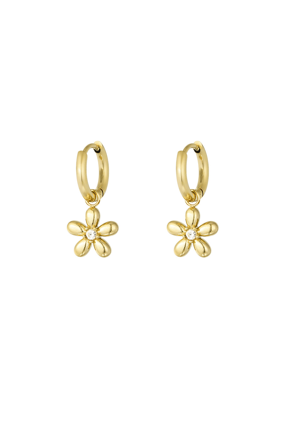 Boucles d'oreilles pendantes en acier inoxydable pour femmes – doré et argenté