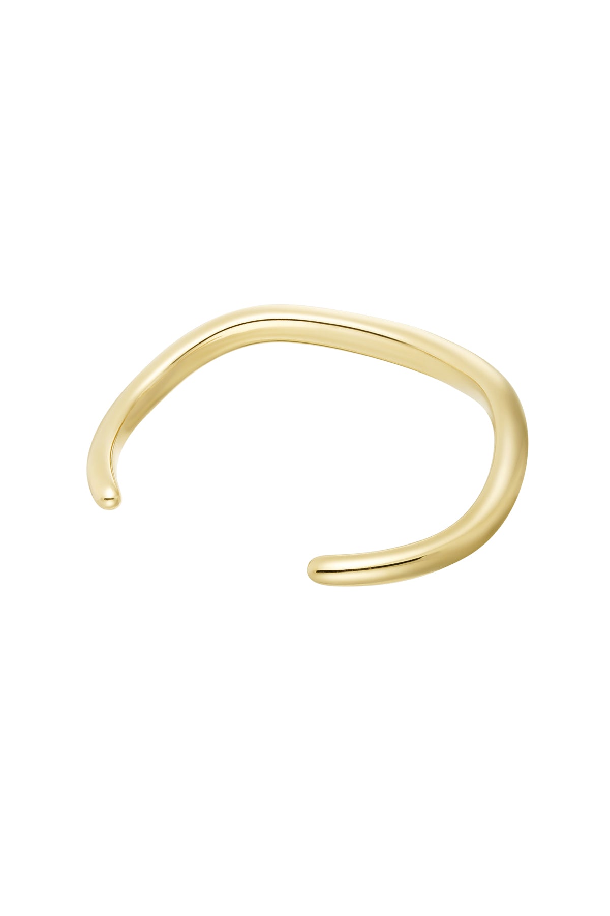 Women's Cuff Bracelet Stainless Steel - Gold and Silver Tone – image 2