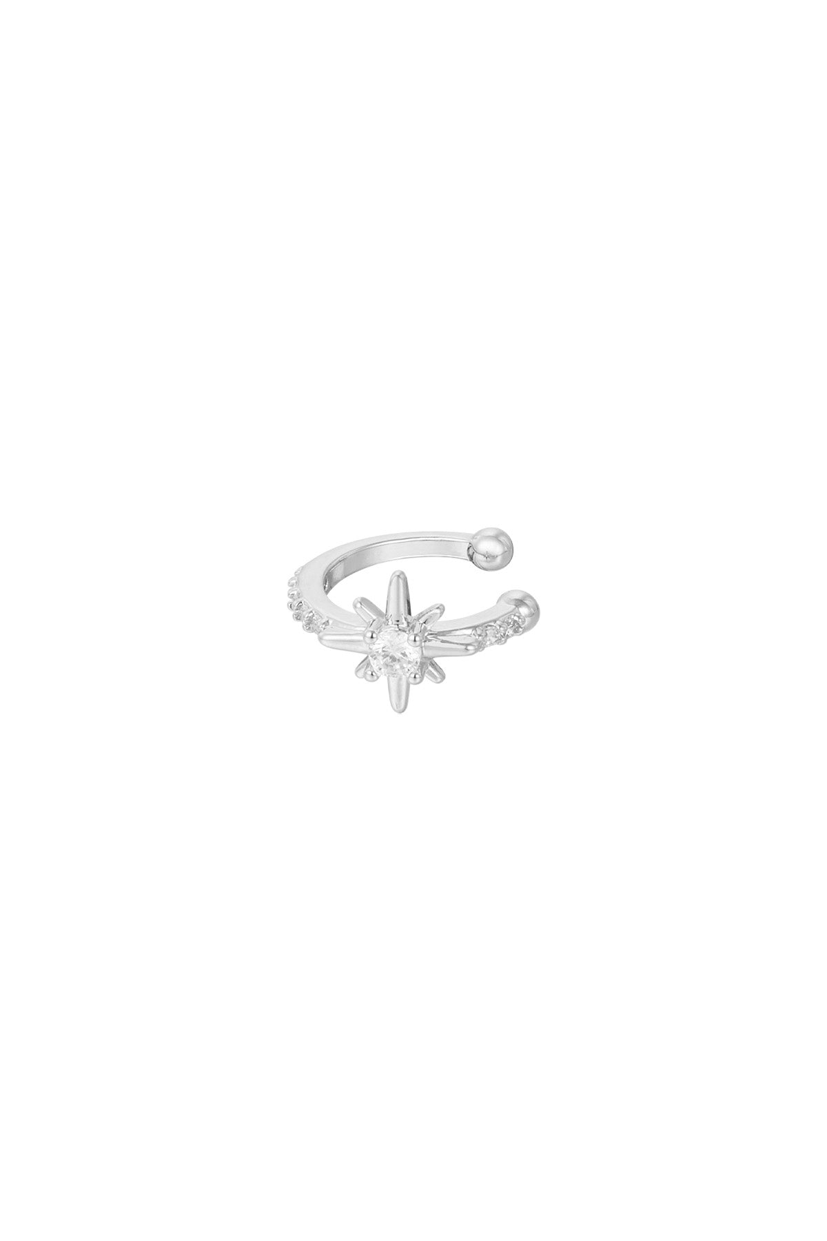 Boucle d'oreille cuff pour femme en cuivre – tons or et argent