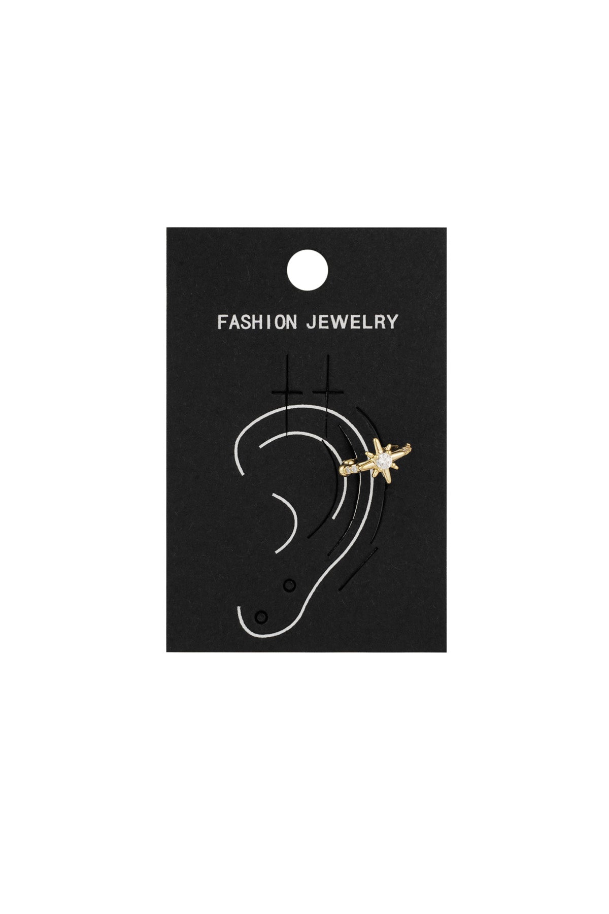 Women's Copper Ear Cuff – Gold and Silver Tone – image 4