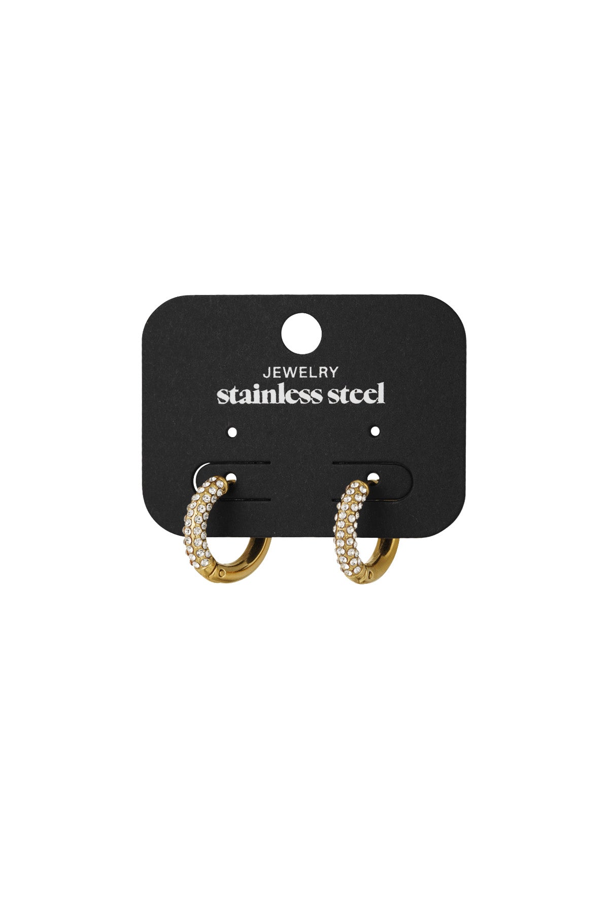 Stainless Steel Hoop Earrings for Women – Multiple Colors – image 3