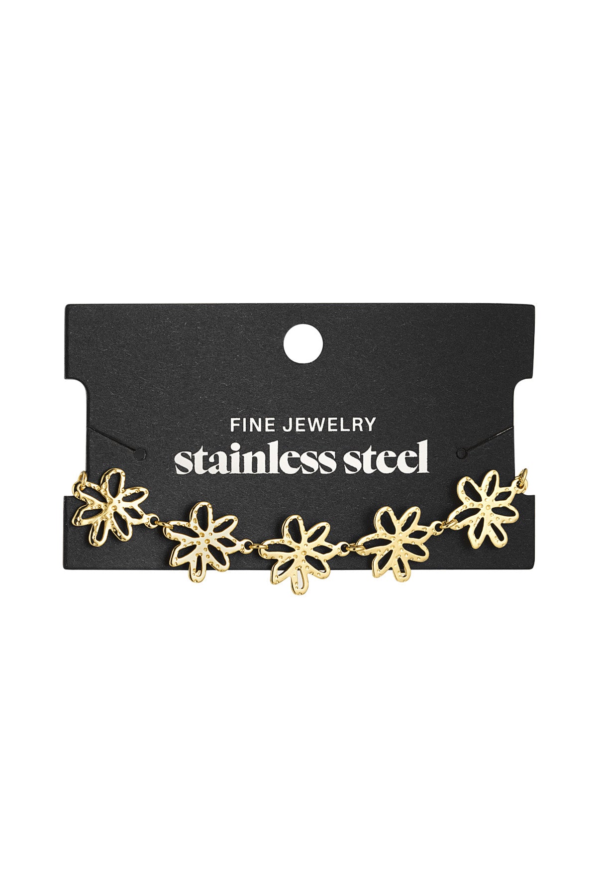 Women's Charm Bracelet Stainless Steel – Gold and Silver-toned – image 3