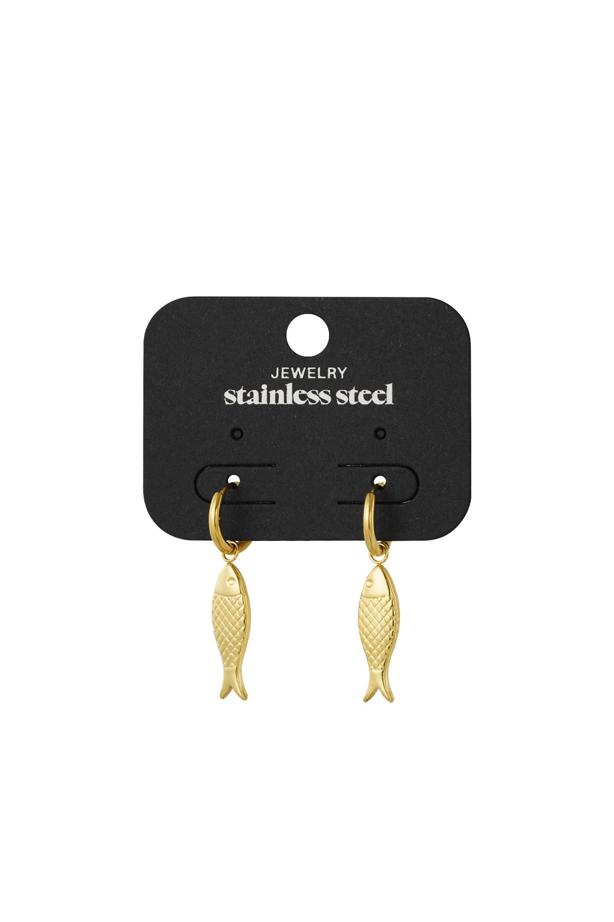 Stainless Steel Drop Earrings for Women – Gold and Silver Tone – image 2
