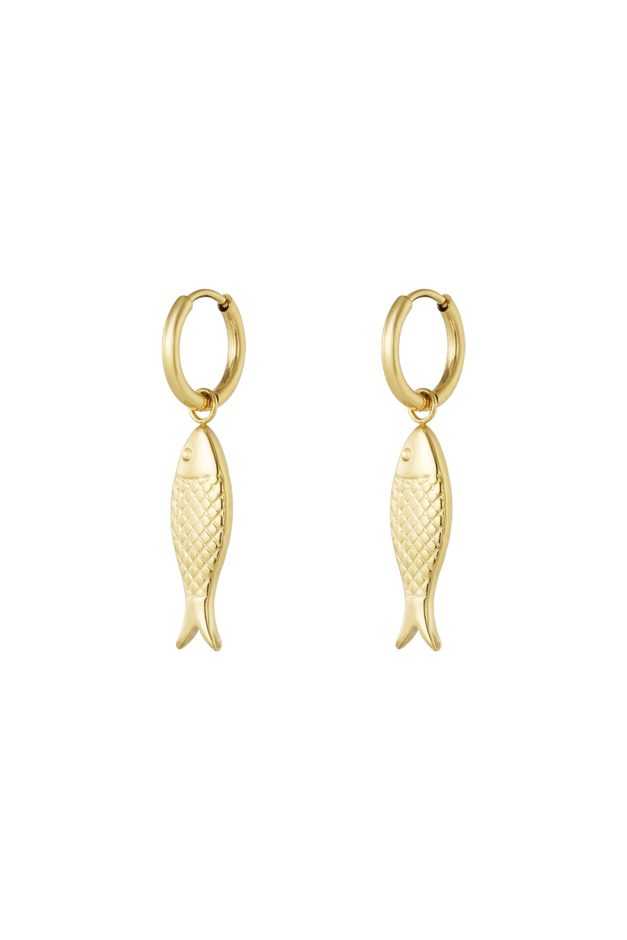 Boucles d'oreilles pendantes pour femmes en acier inoxydable – coloris or et argent