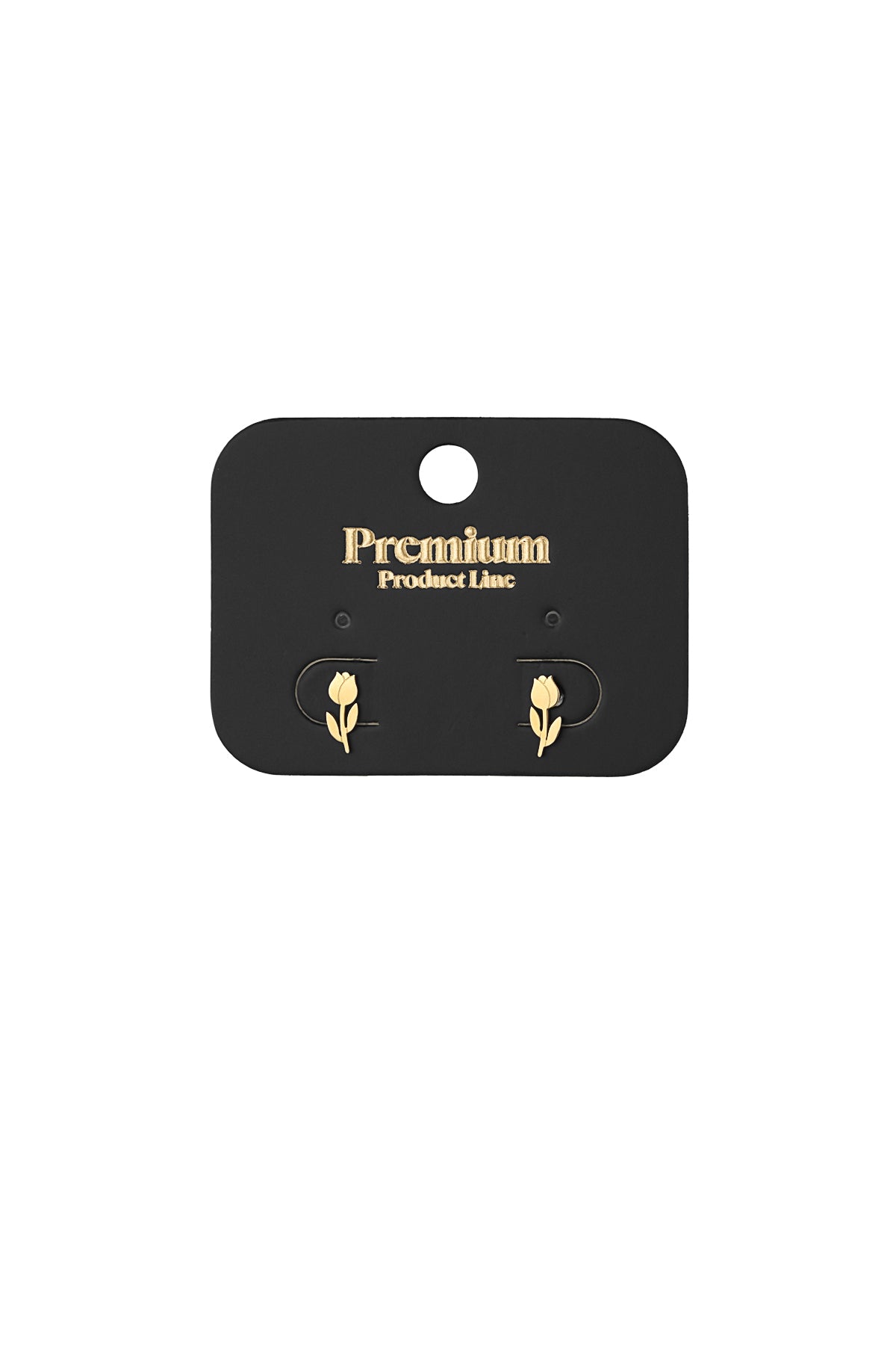 Stud earrings for women made of 304 stainless steel – gold-colored and silver-colored – image 3