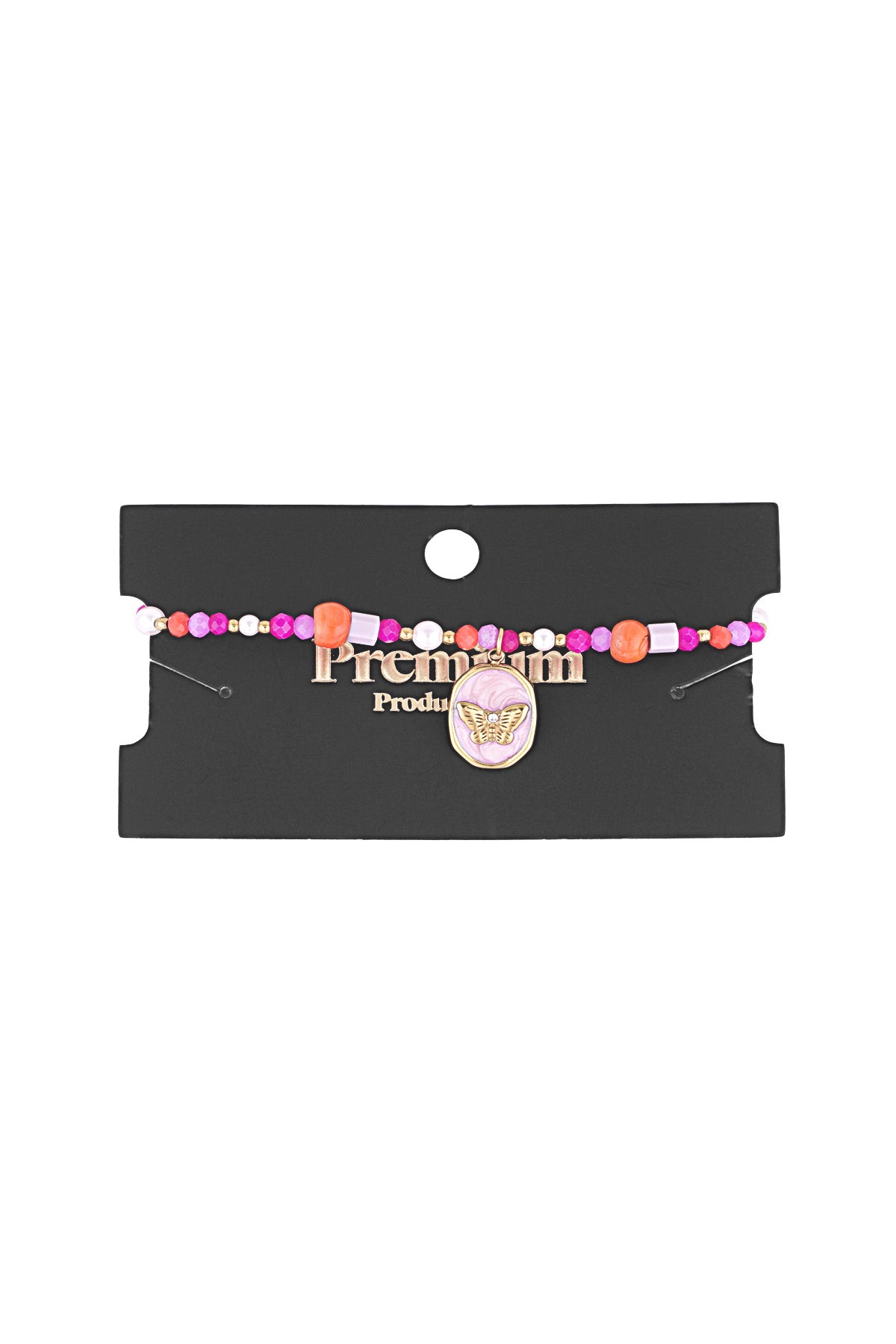 Kleurrijke vlinder armband