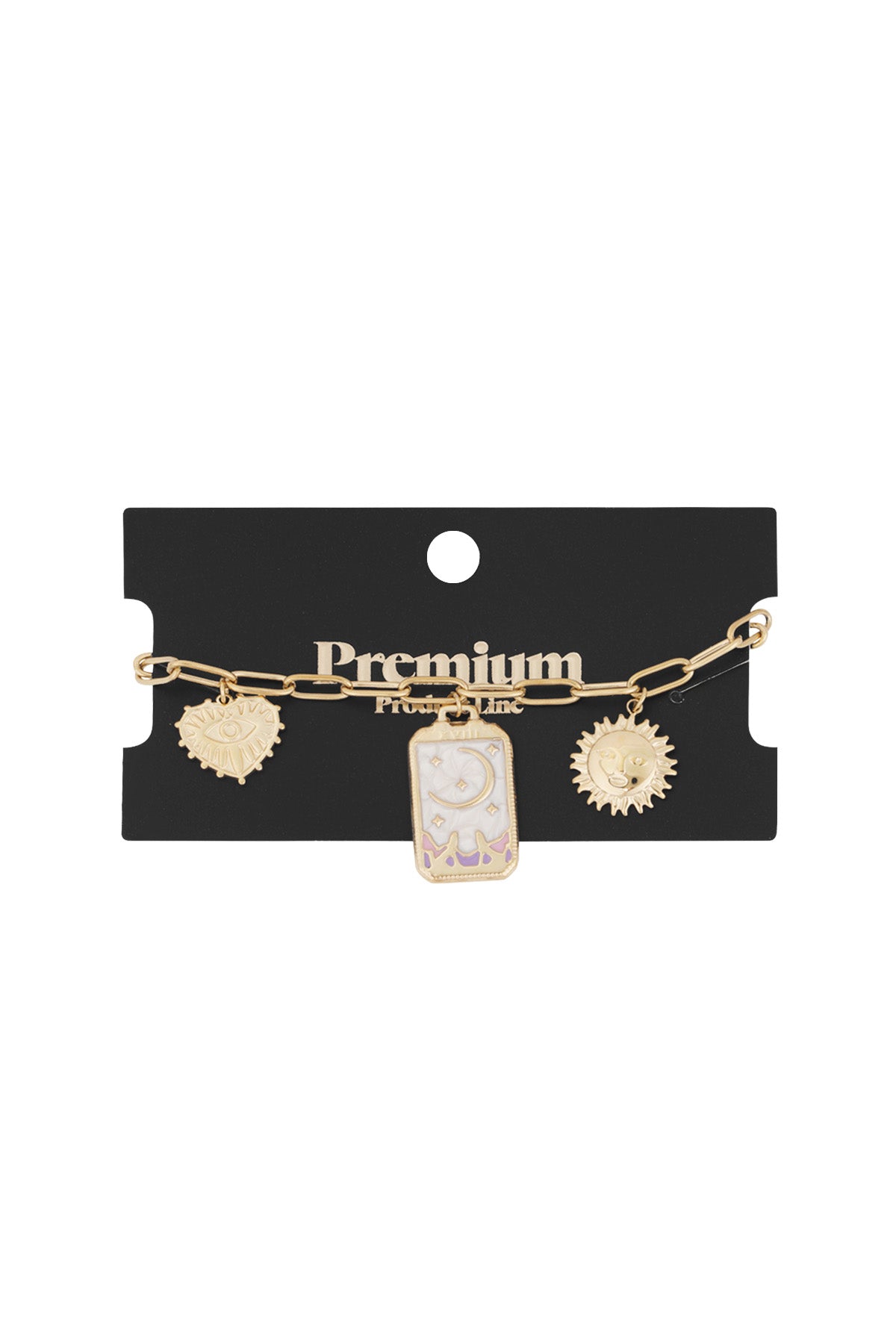 Women's Charm Bracelet Made of 304 Stainless Steel – Gold-Colored and Silver-Colored – image 3