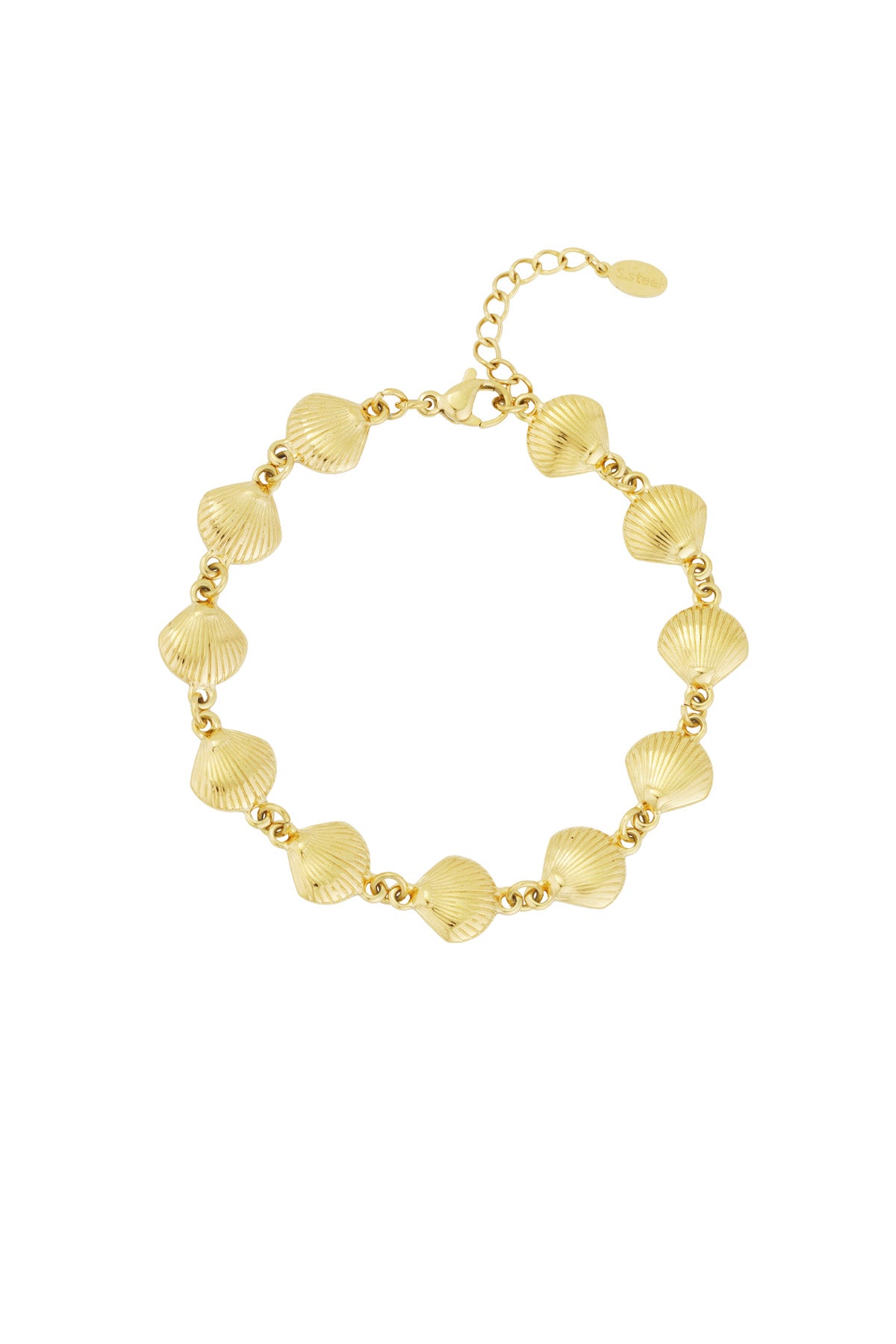 Bracelet à maillons pour femme en acier inoxydable – doré et argenté