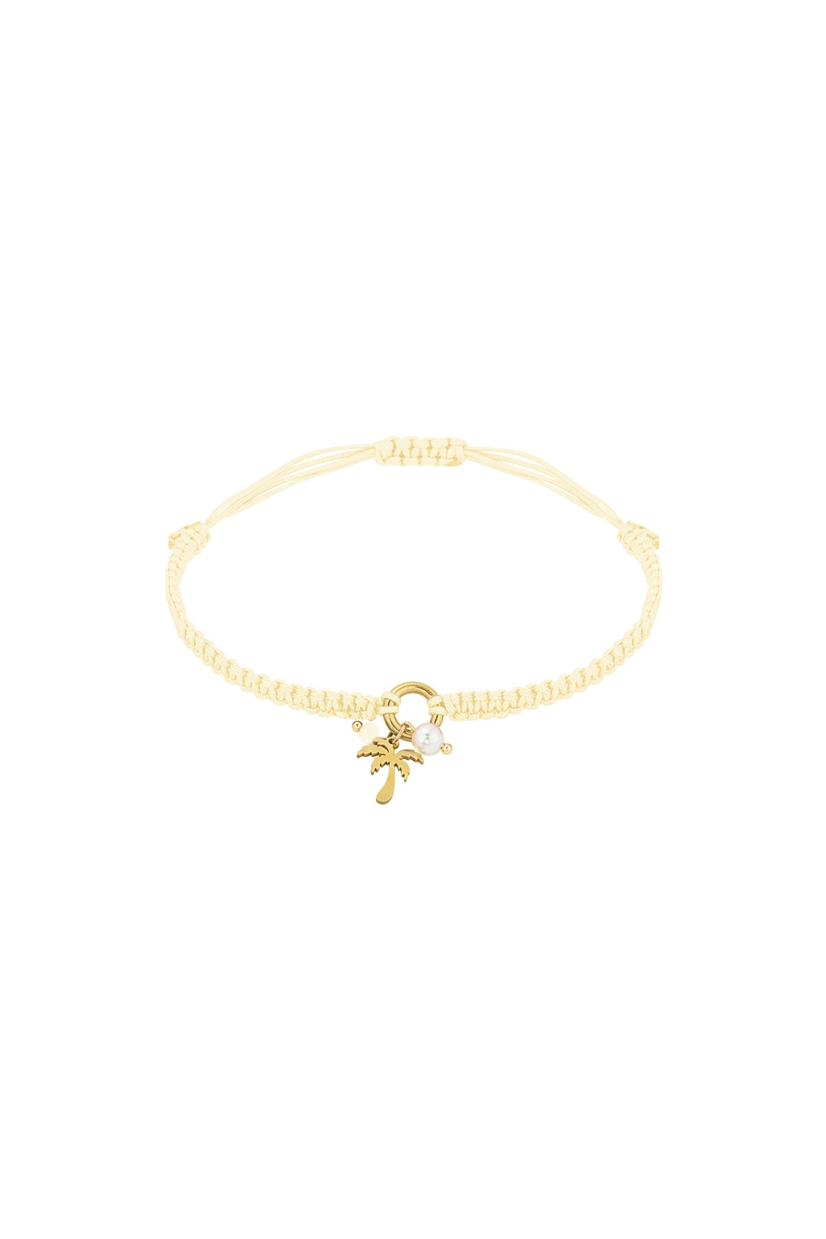 palm paradise armband - oranje en