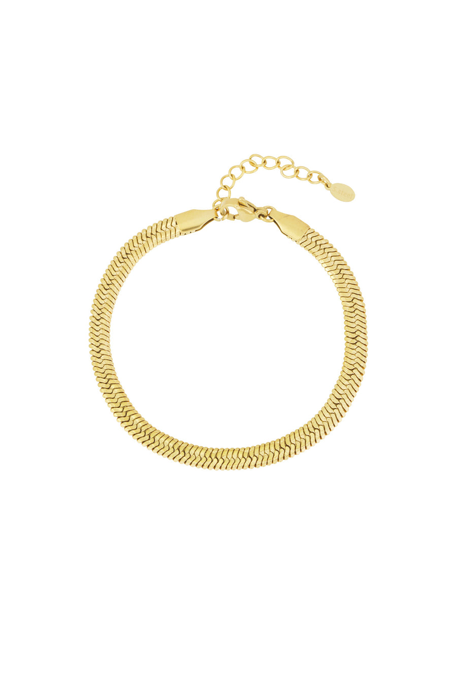 Bracelet à maillons pour femme en acier inoxydable – coloris or et argent