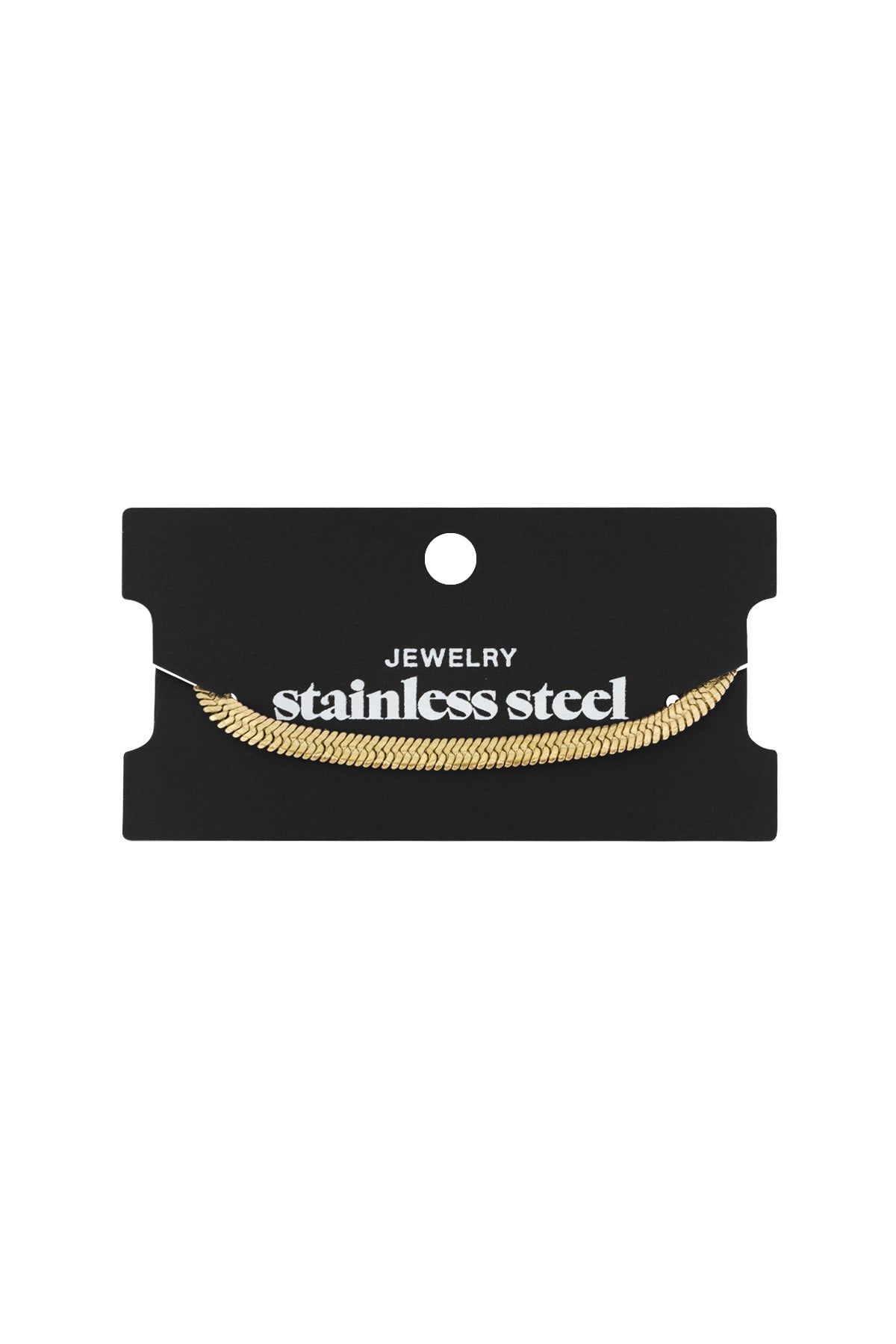 Bracelet à maillons pour femme en acier inoxydable – coloris or et argent – photo 3