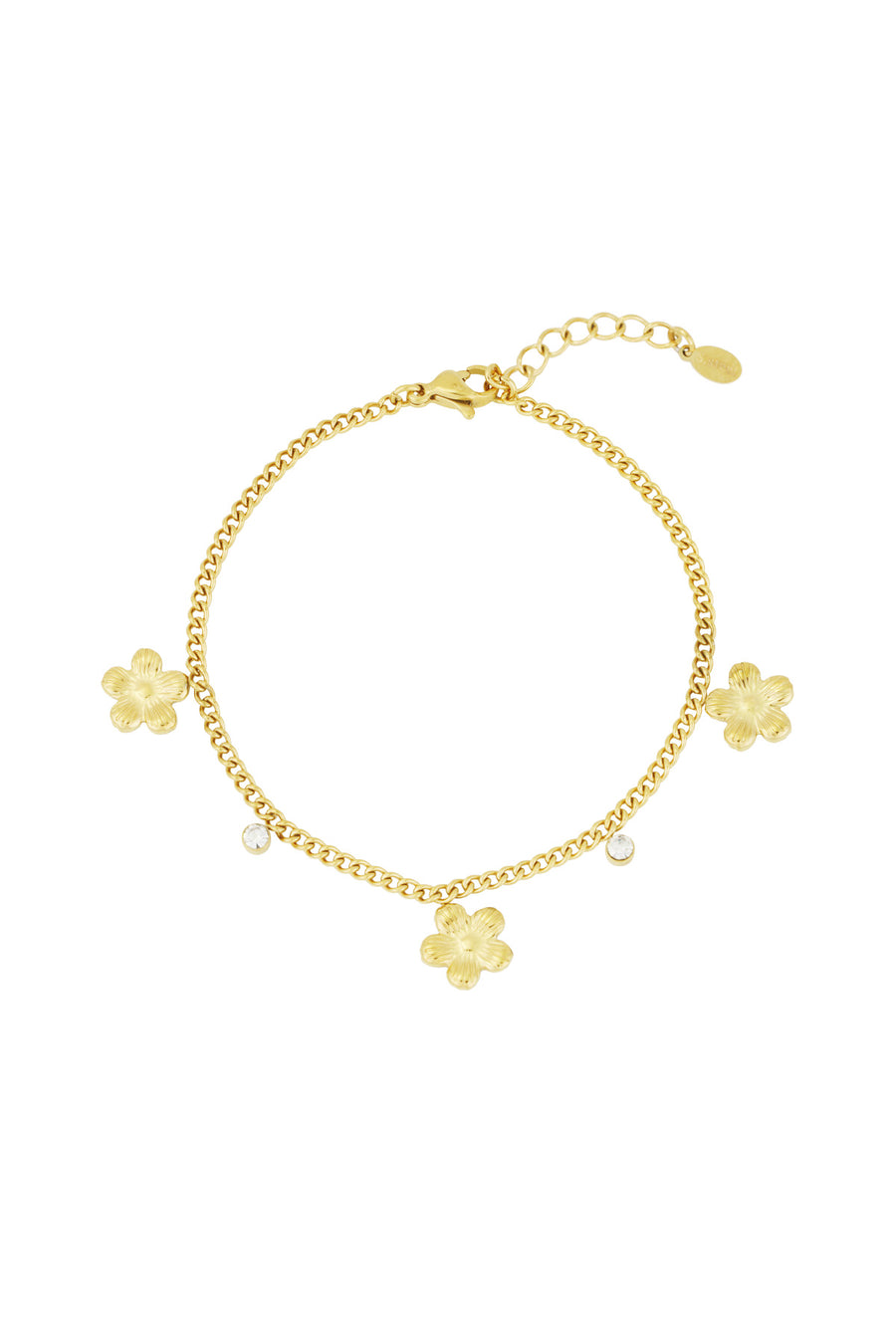 Bracelet à breloques pour femmes en acier inoxydable – couleur or et argent