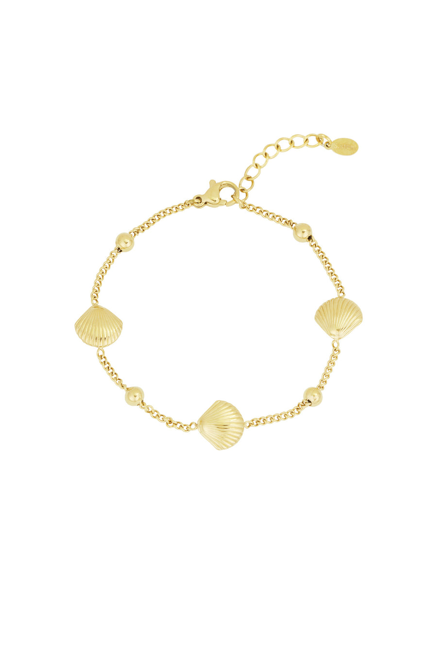 Bracelet à breloques pour femmes en acier inoxydable – or et argent