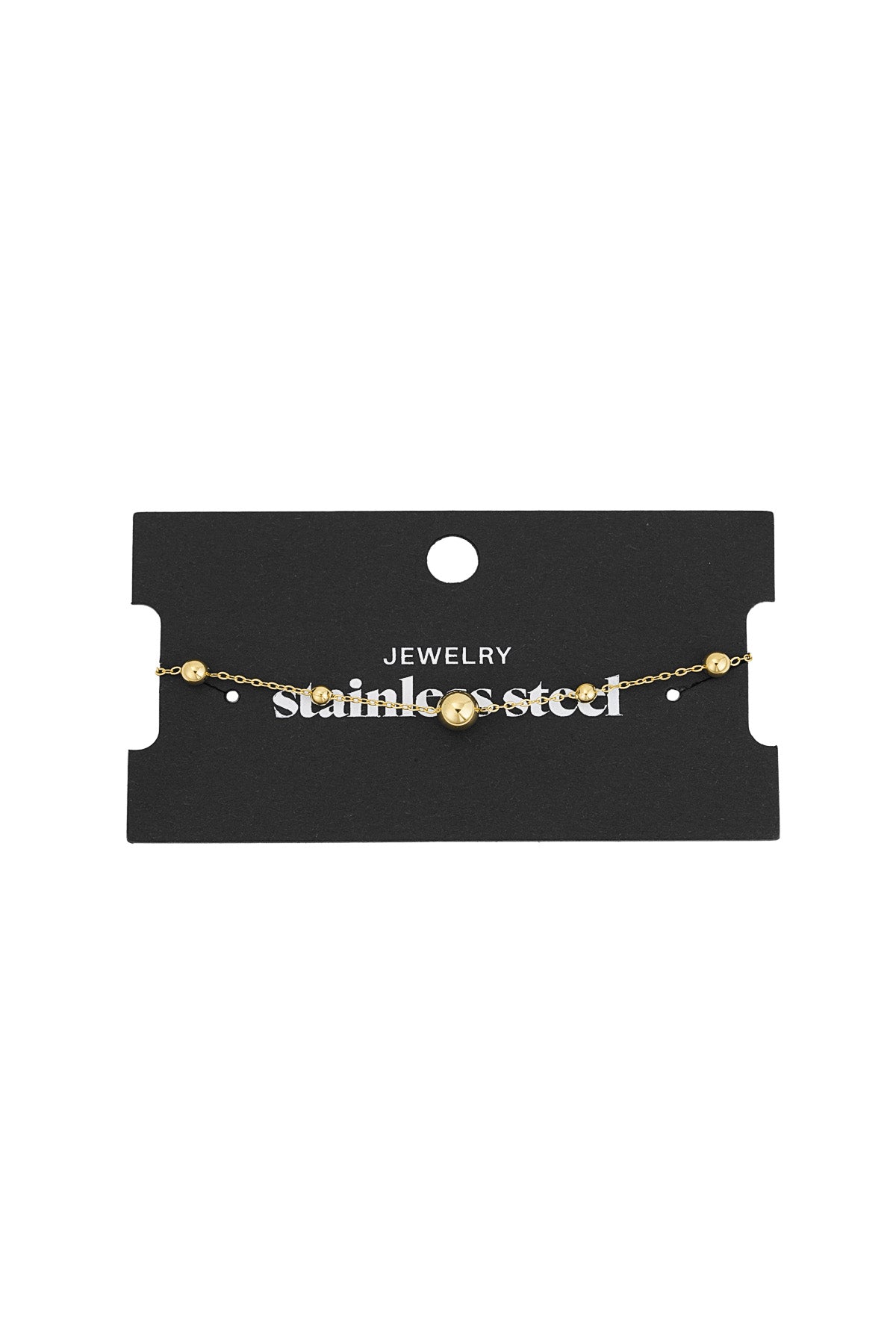 Bracelet à breloques pour femmes en acier inoxydable – couleur or et couleur argent – photo 2