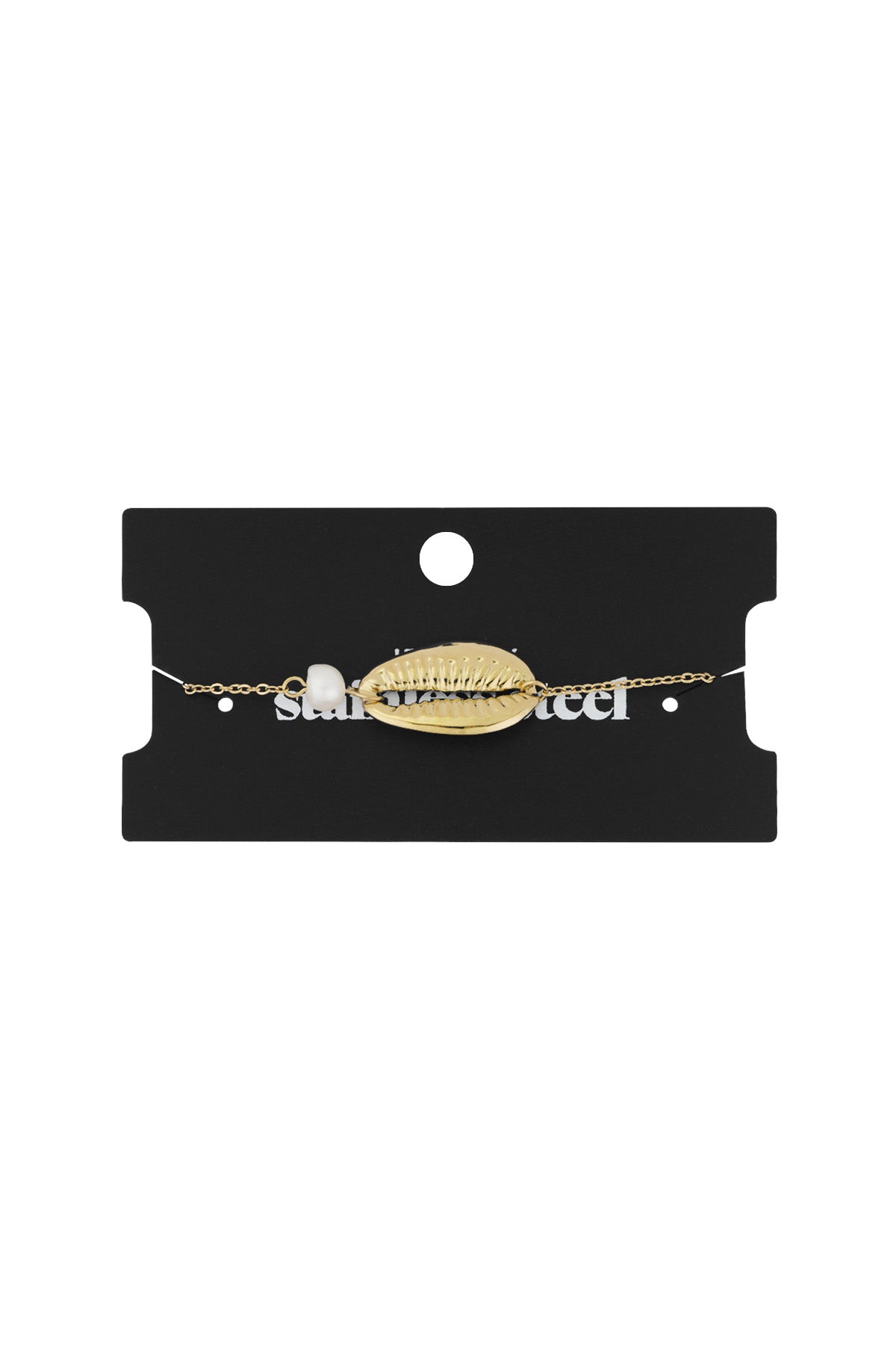 Bracelet à breloques en acier inoxydable pour femmes – doré et argenté – photo 3