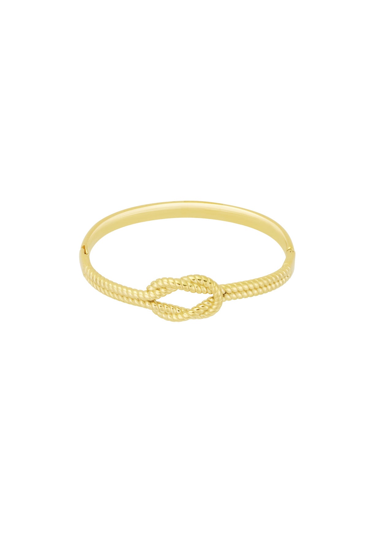 Bracelet jonc torsadé pour femmes en acier inoxydable – doré et argenté