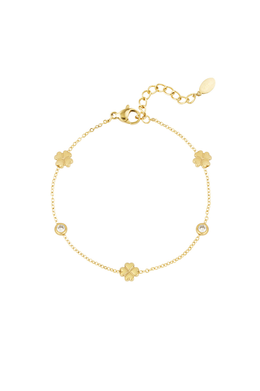 Bracelet à breloques en acier inoxydable pour femme – doré et argenté