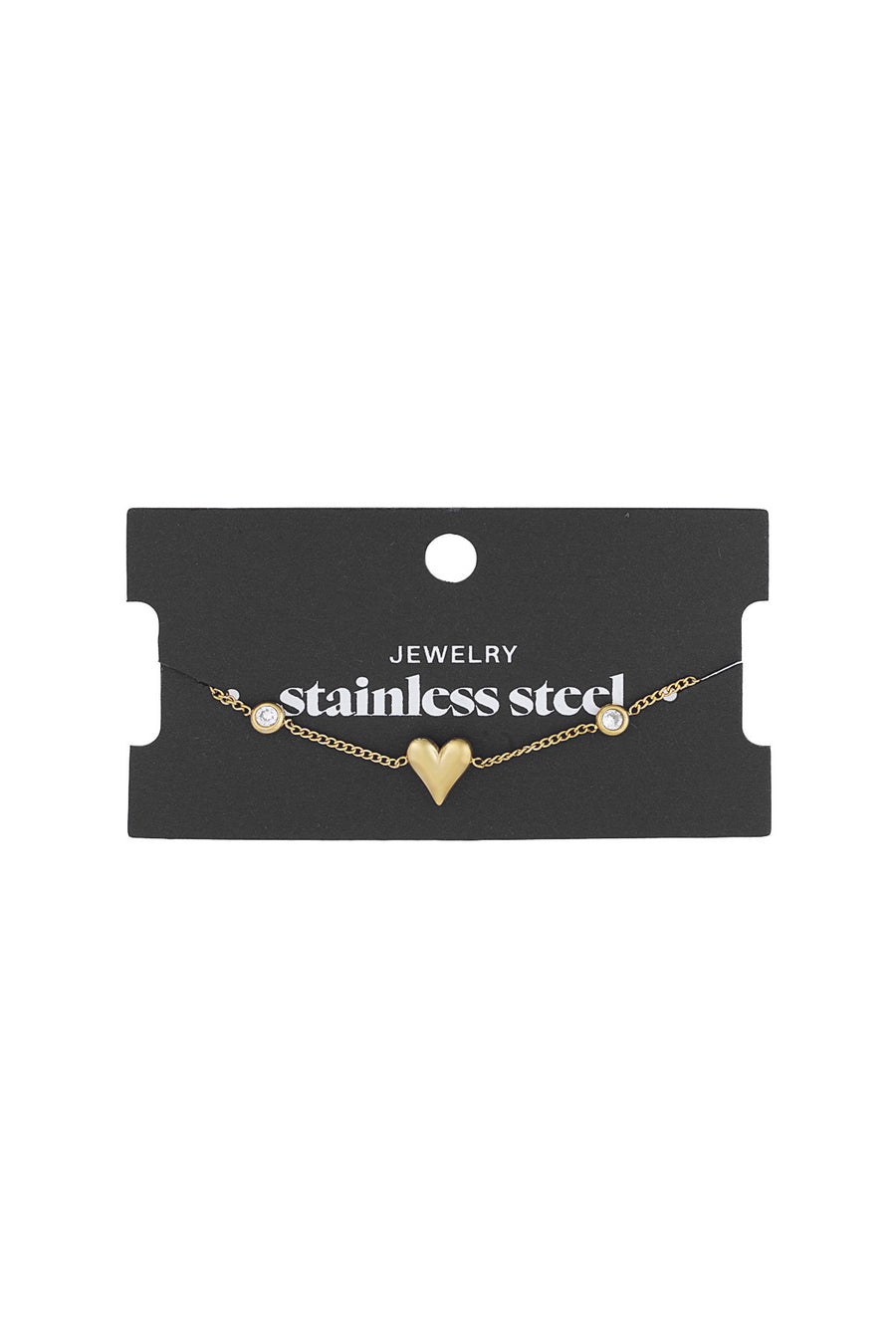 Bracelet à breloques pour femmes en acier inoxydable - couleur or et argent