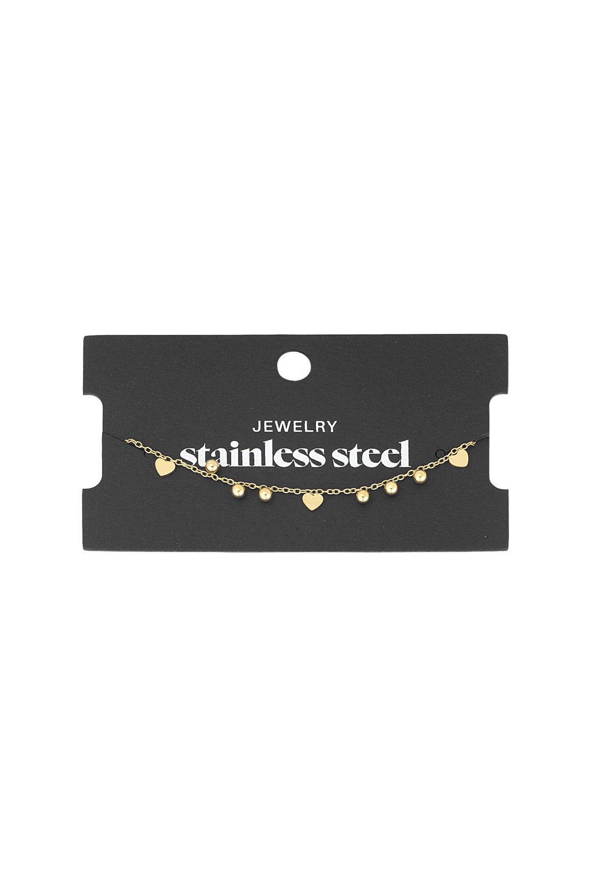 Bracelet à breloques en acier inoxydable pour femmes – ton or et ton argent – photo 2