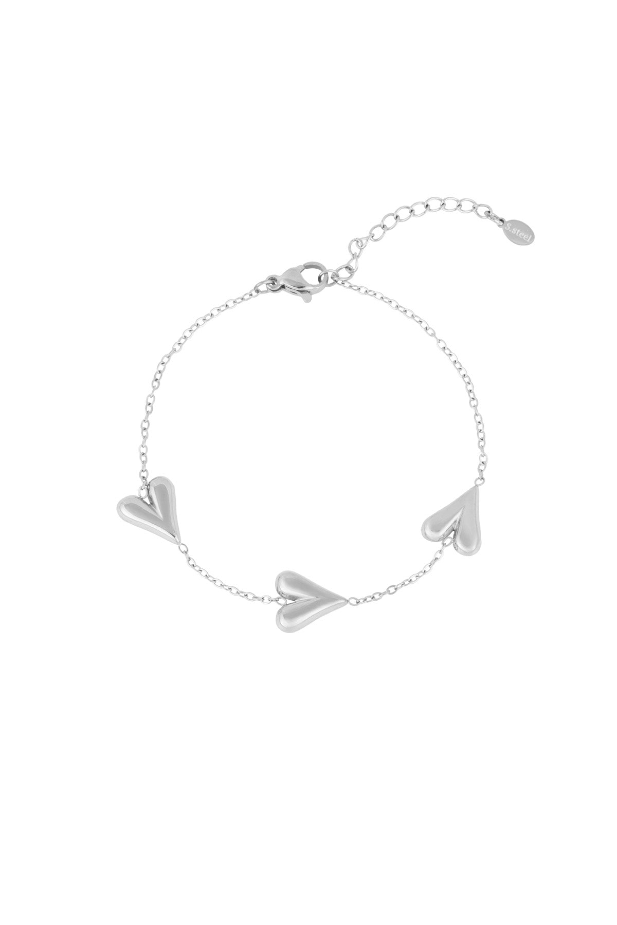 Bracelet à breloques pour femmes en acier inoxydable – doré et argenté