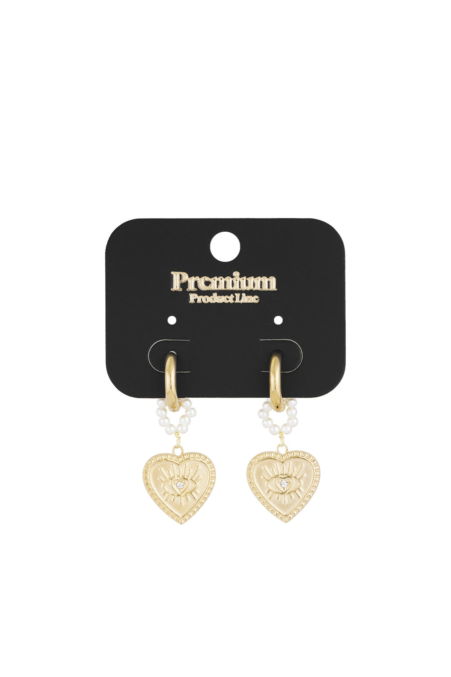 charming heart oorbellen