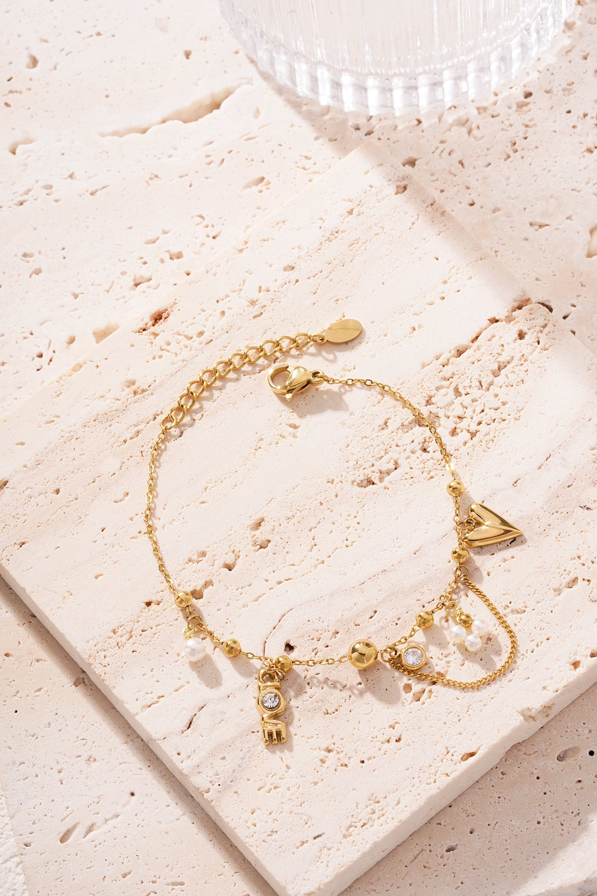 304 Stainless Steel Charm Bracelet for Women - Gold and Silver Plated – image 7