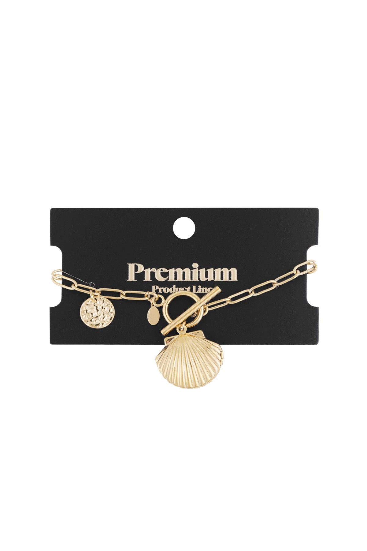 armband met schelp bedel