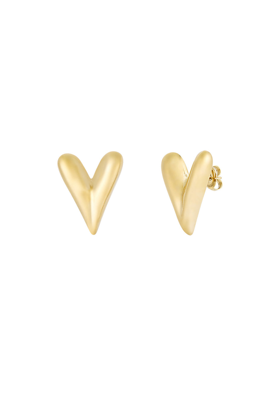 Puces d'oreilles pour femmes en acier inoxydable 304 – doré et argenté