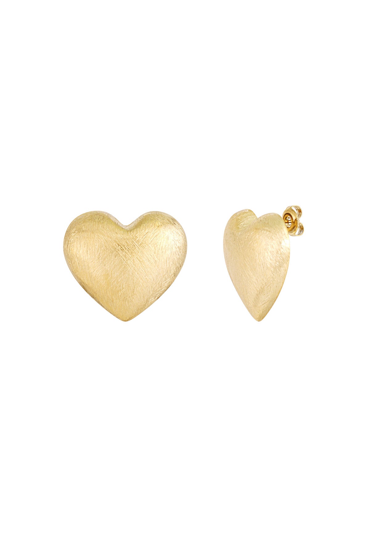 Boucles d'oreilles clous pour femme en acier inoxydable 304 – couleur or et couleur argent